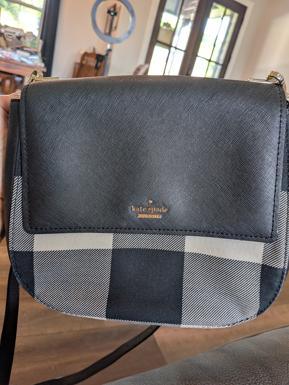 Kate Spade New York Cameron Street Plaid Byrdie Bag